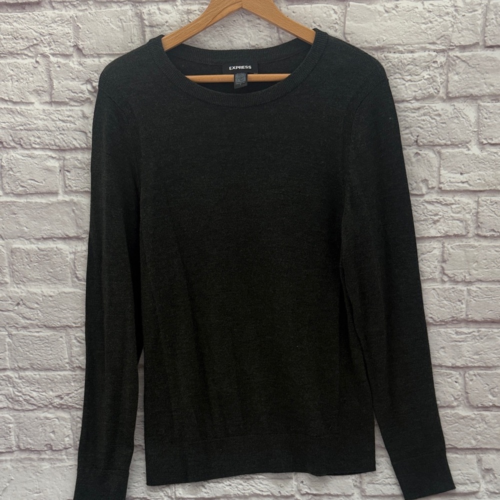 Express Mens hunter green Sweater
